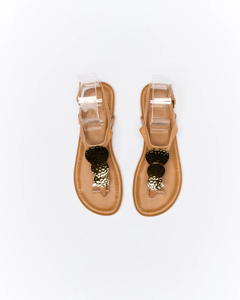 Ada Leather Sandal - Coconut Tan - Image 2