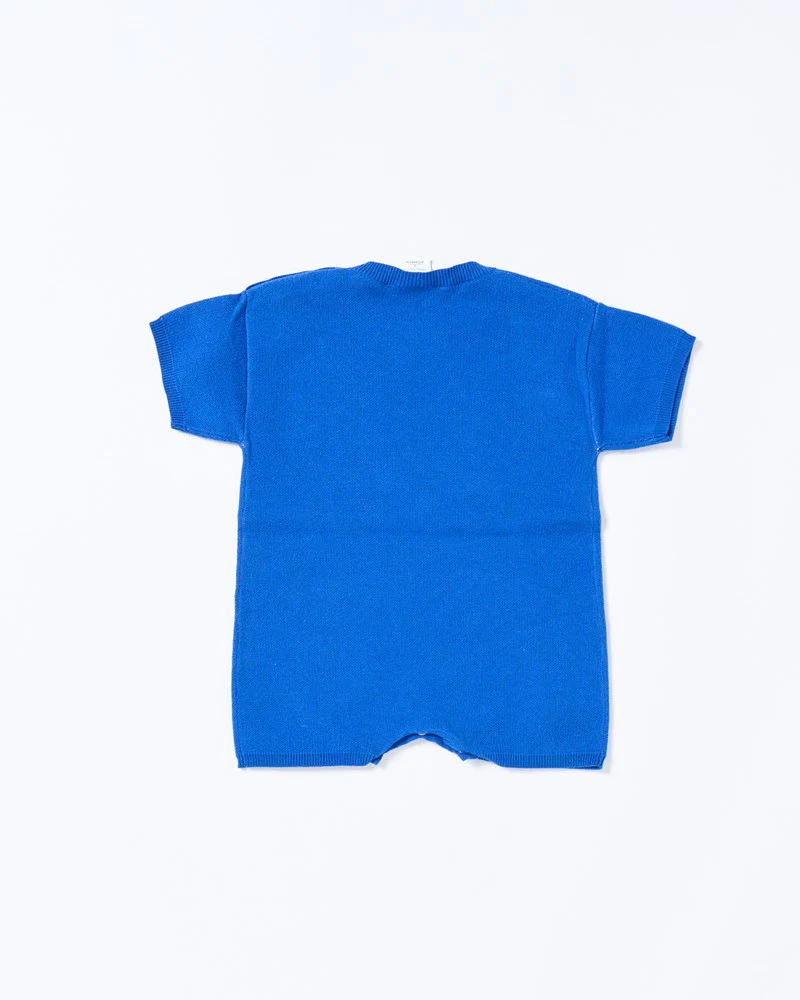 Arkley Knit Romper - Howdy Blue - Image 3