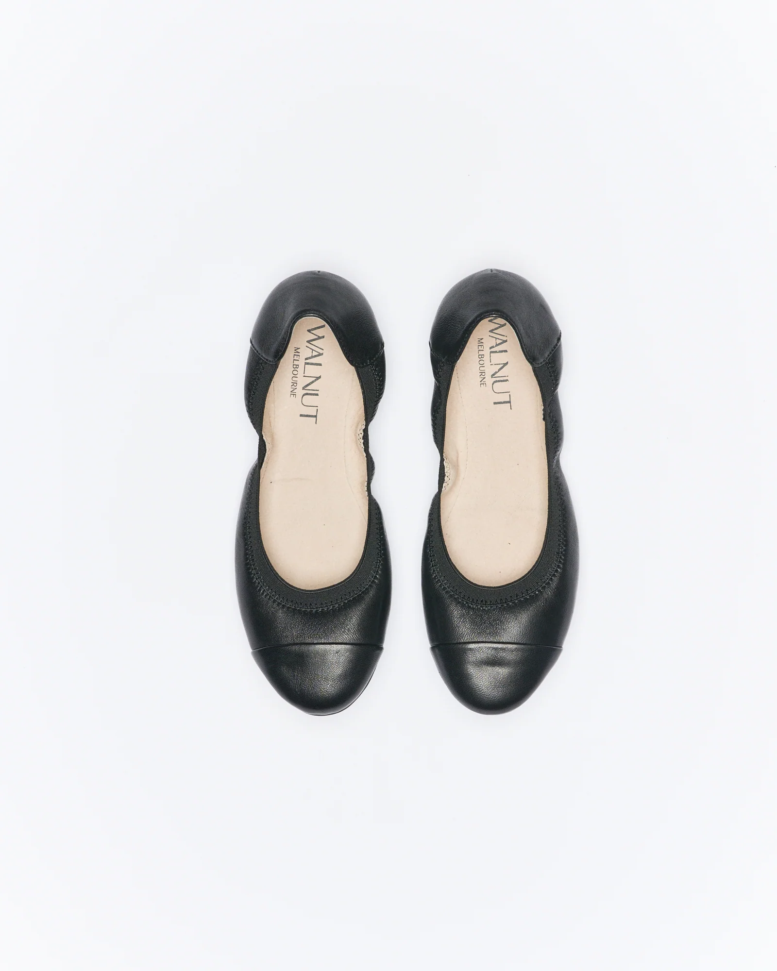 Ava Leather Ballet Flat - Black - Image 3