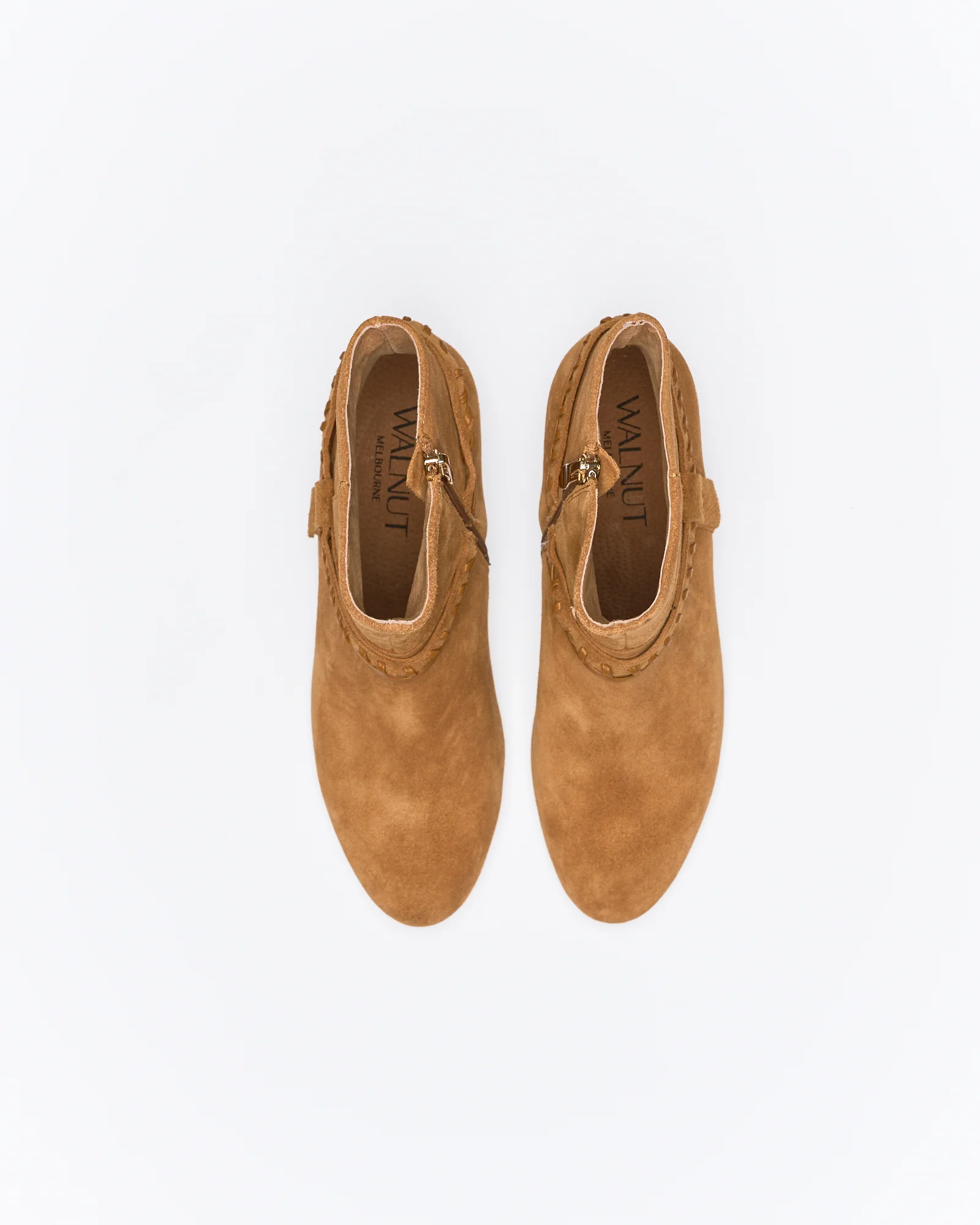 Beckham Leather Boot - Tan Suede - Image 3