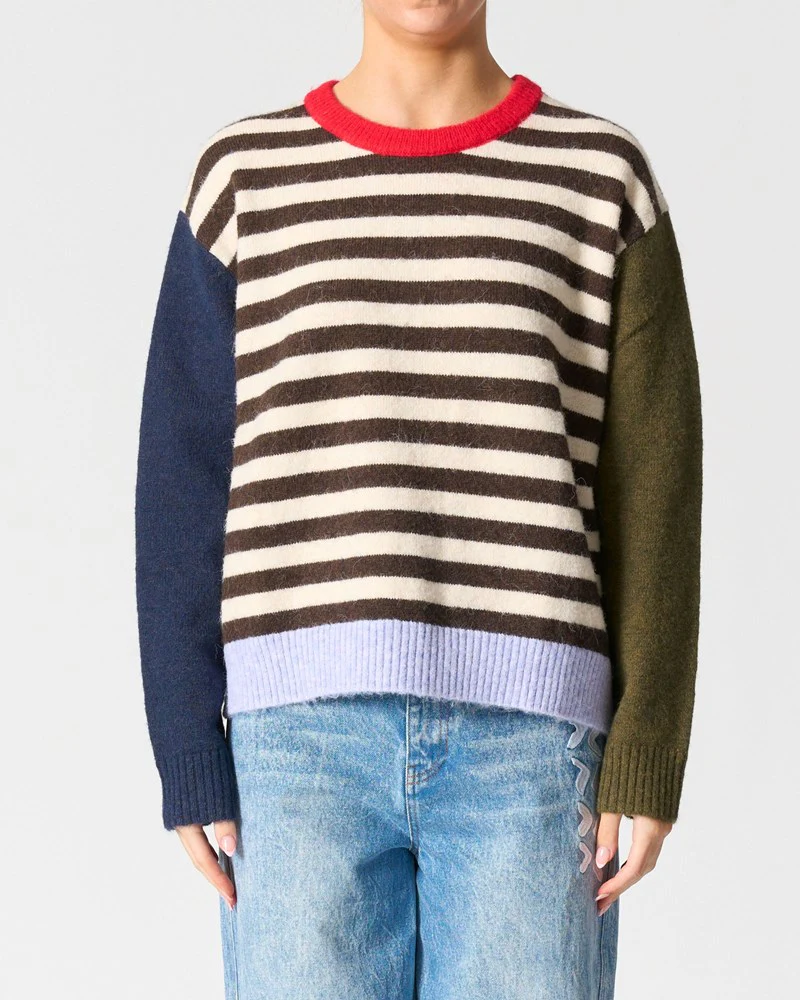 California jumper - Cream Stripe