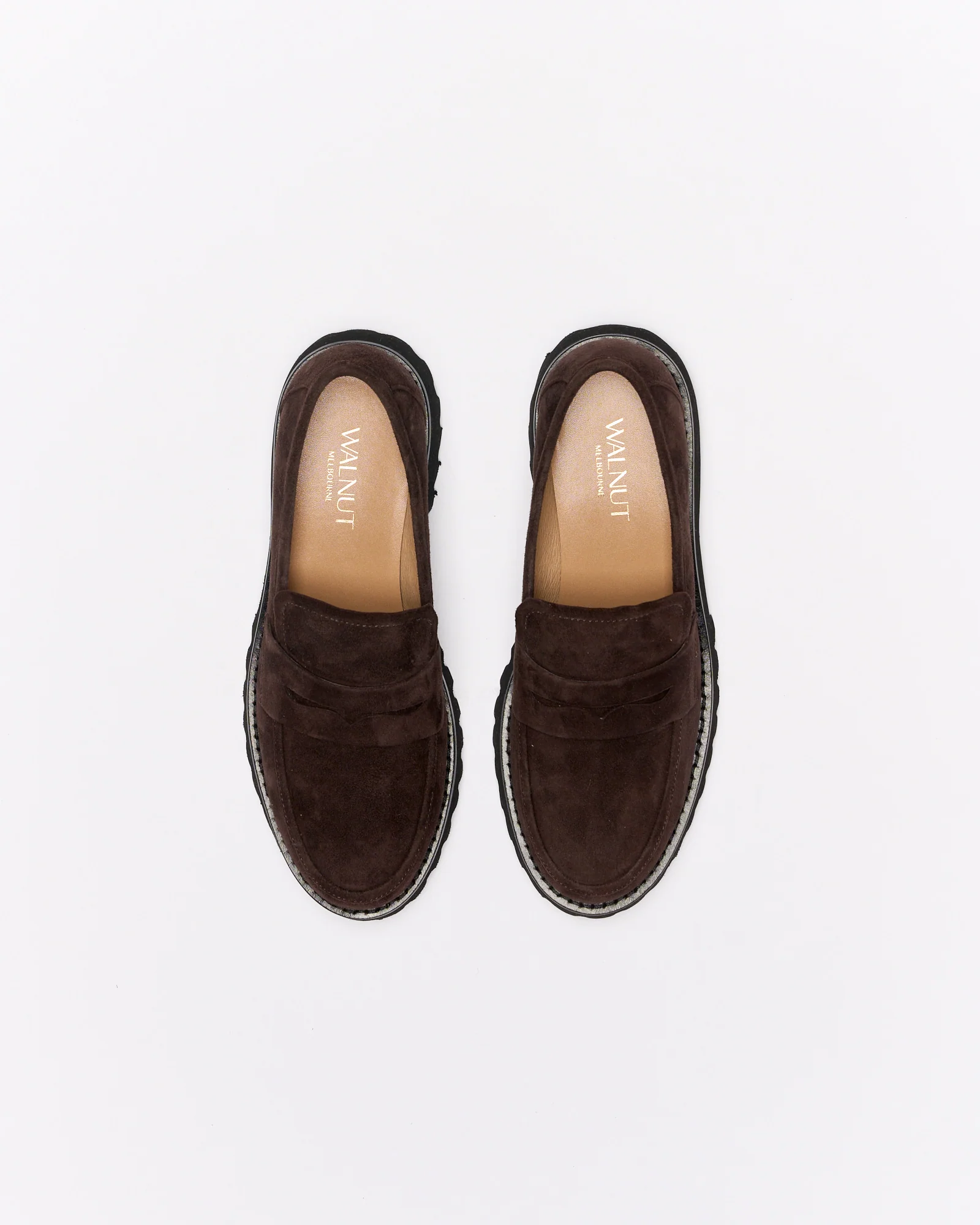 Coco Leather Loafer - Chocolate Suede - Image 3