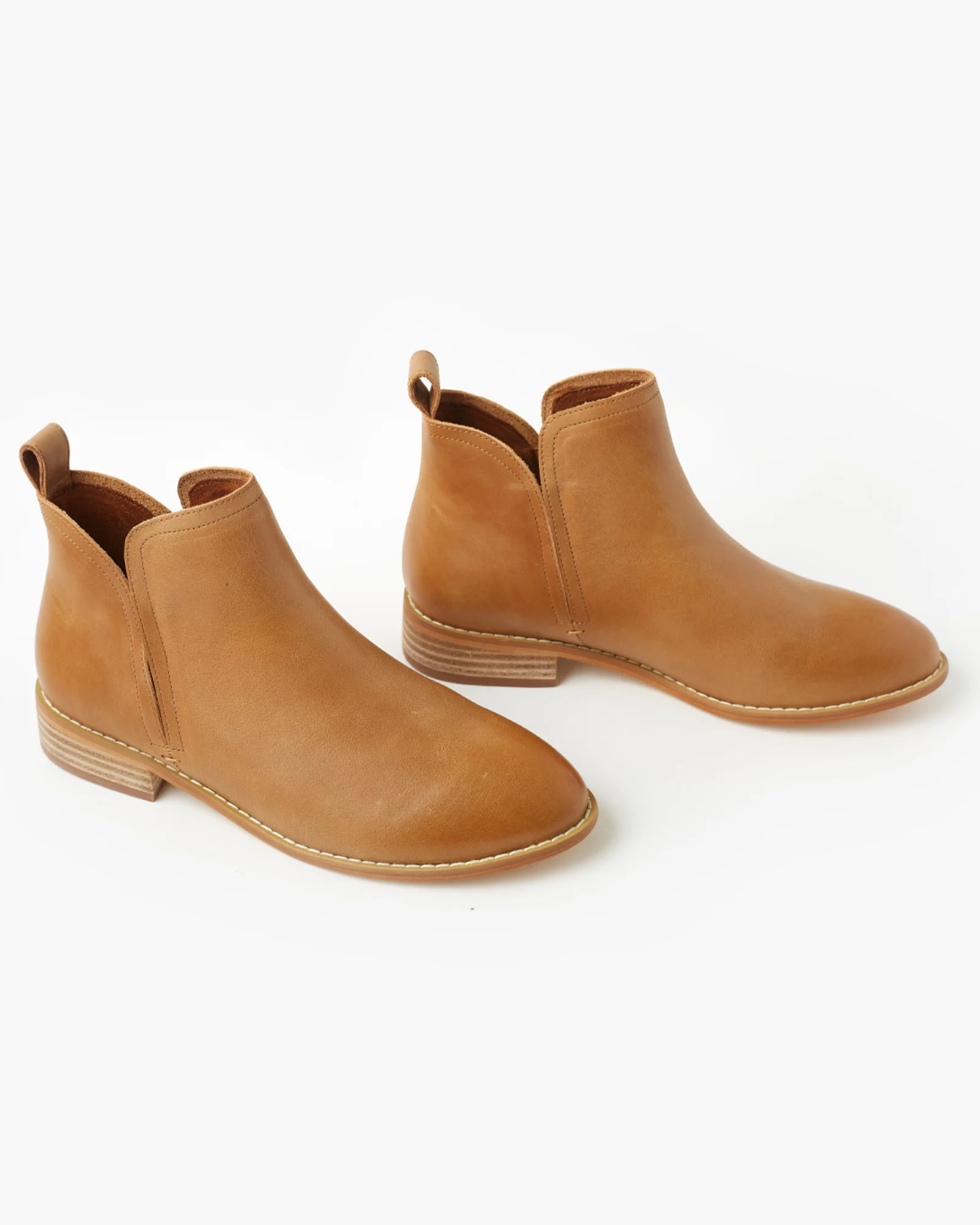 Douglas Leather Boot - Tan - Image 3
