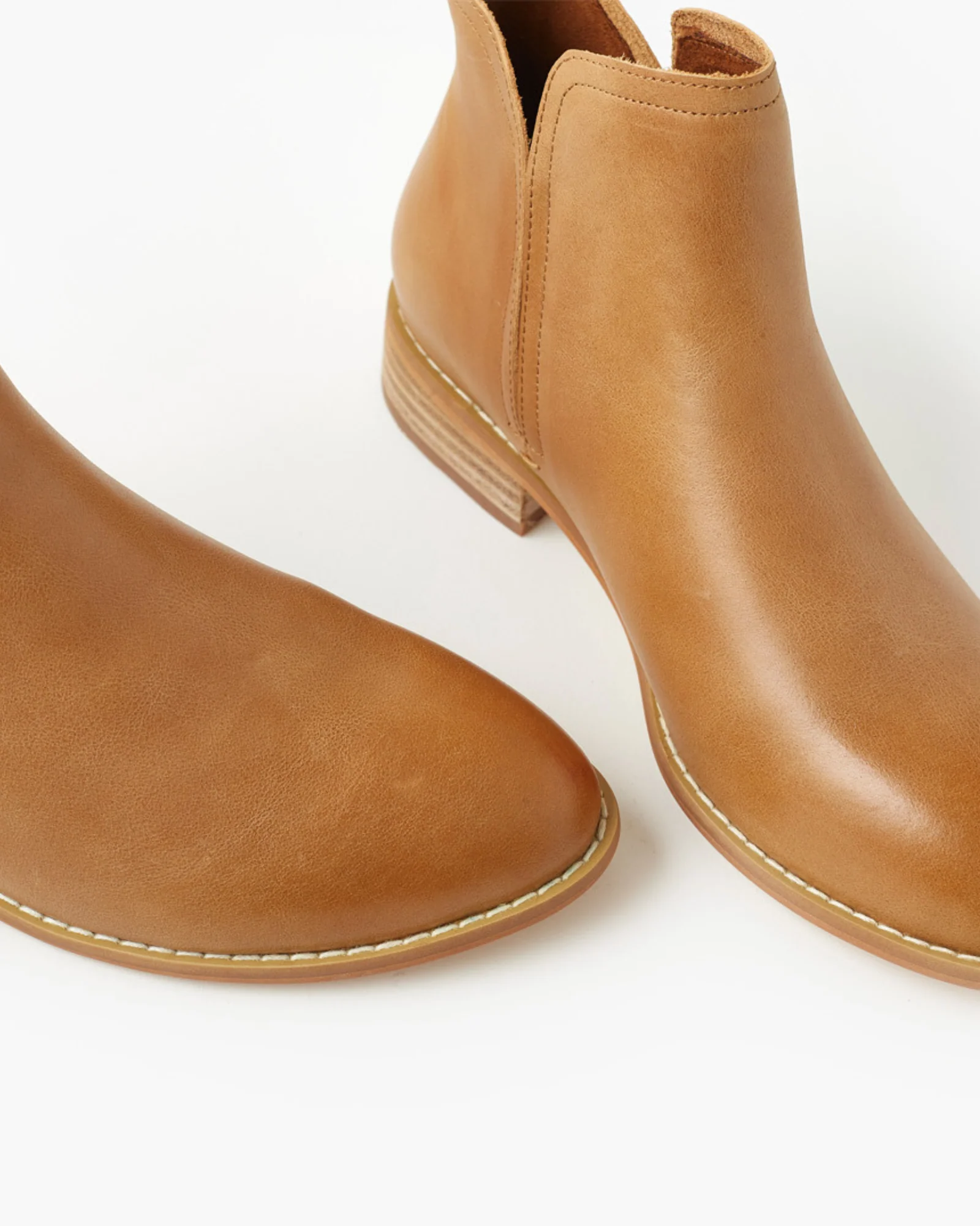 Douglas Leather Boot - Tan - Image 4