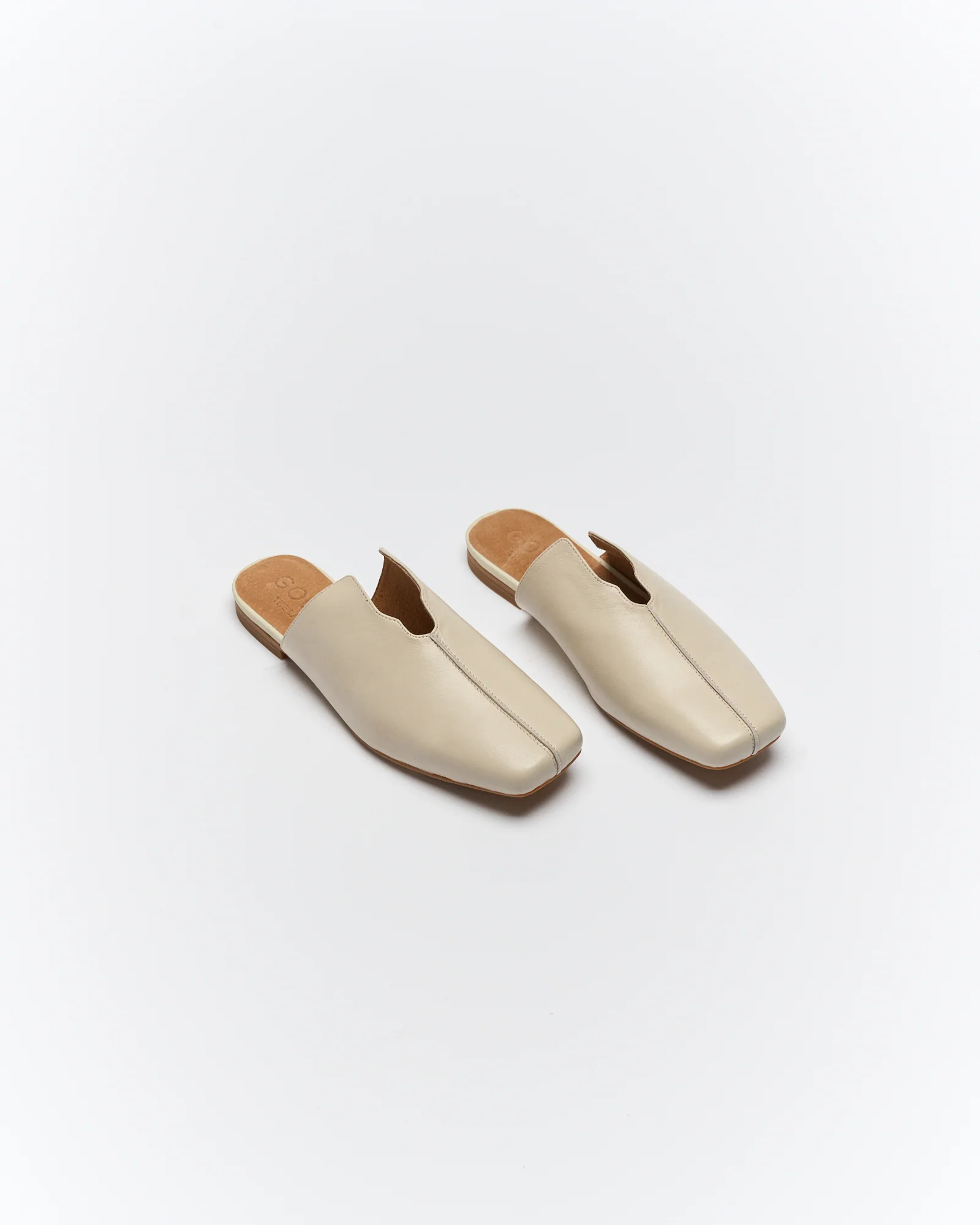 Estelle Leather Mule - Vanilla - Image 3