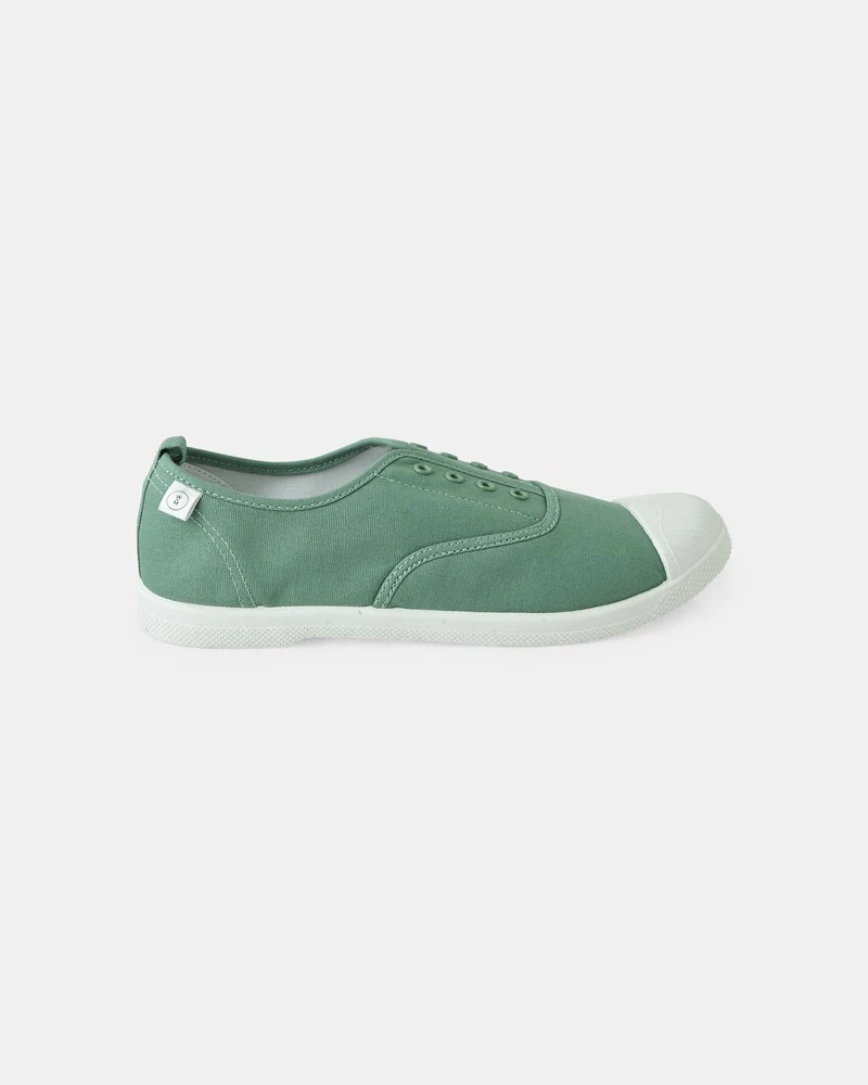Euro Canvas Plimsole - Sage - Image 2