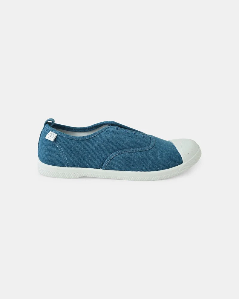 Euro Canvas Plimsole - Denim - Image 2