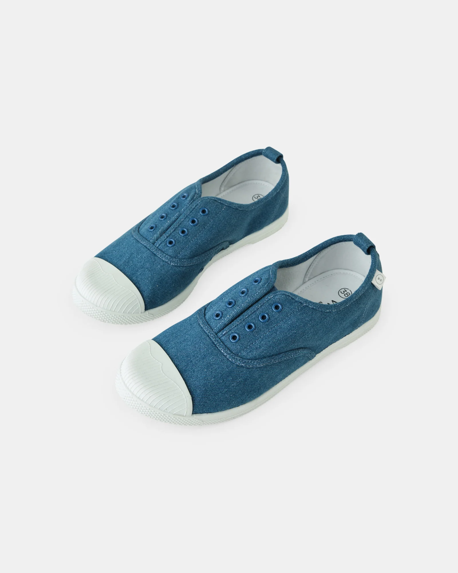 Euro Canvas Plimsole - Denim - Image 3