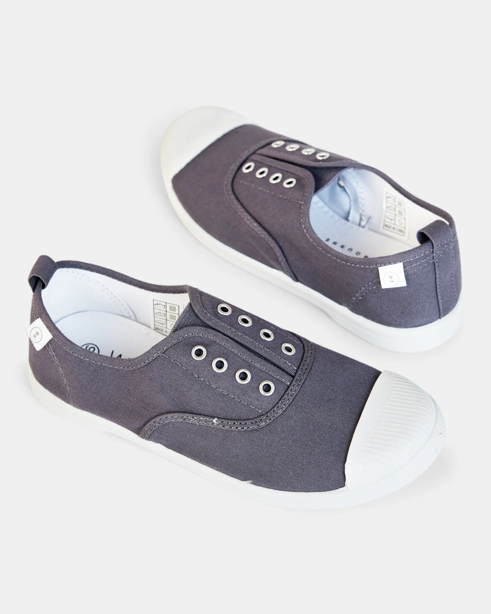 Euro Canvas Plimsole - Midnight - Image 5