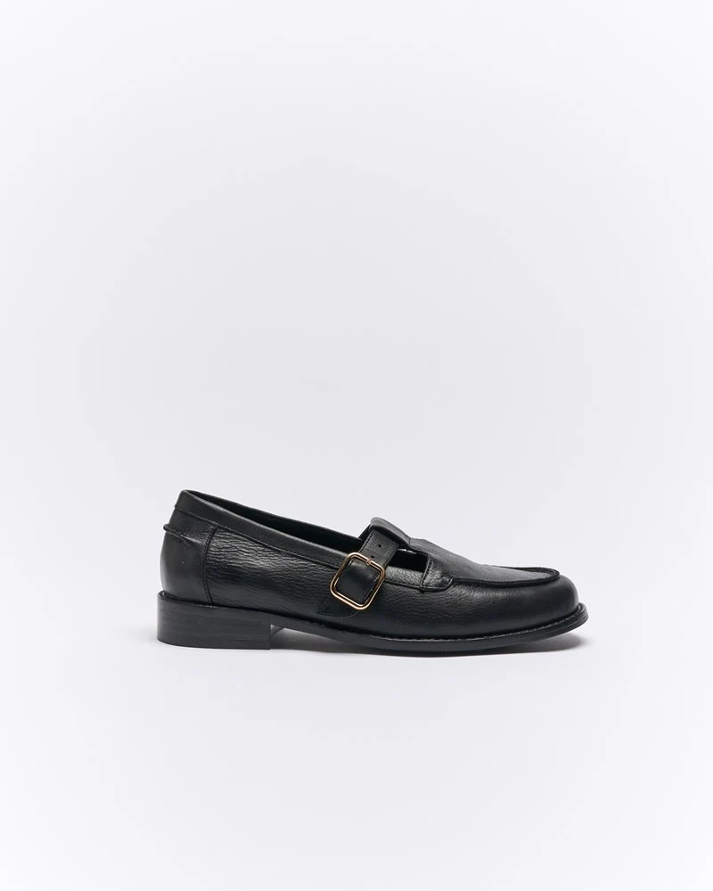 Helena Leather Loafer - Black - Image 2