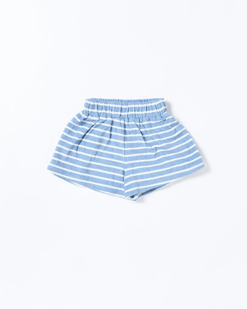 Huey Short - Terry Stripe Blue - Image 2