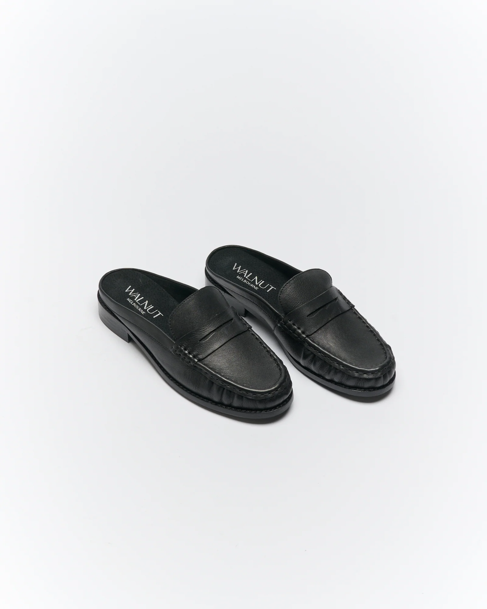Hugo Leather Mule - Black - Image 2