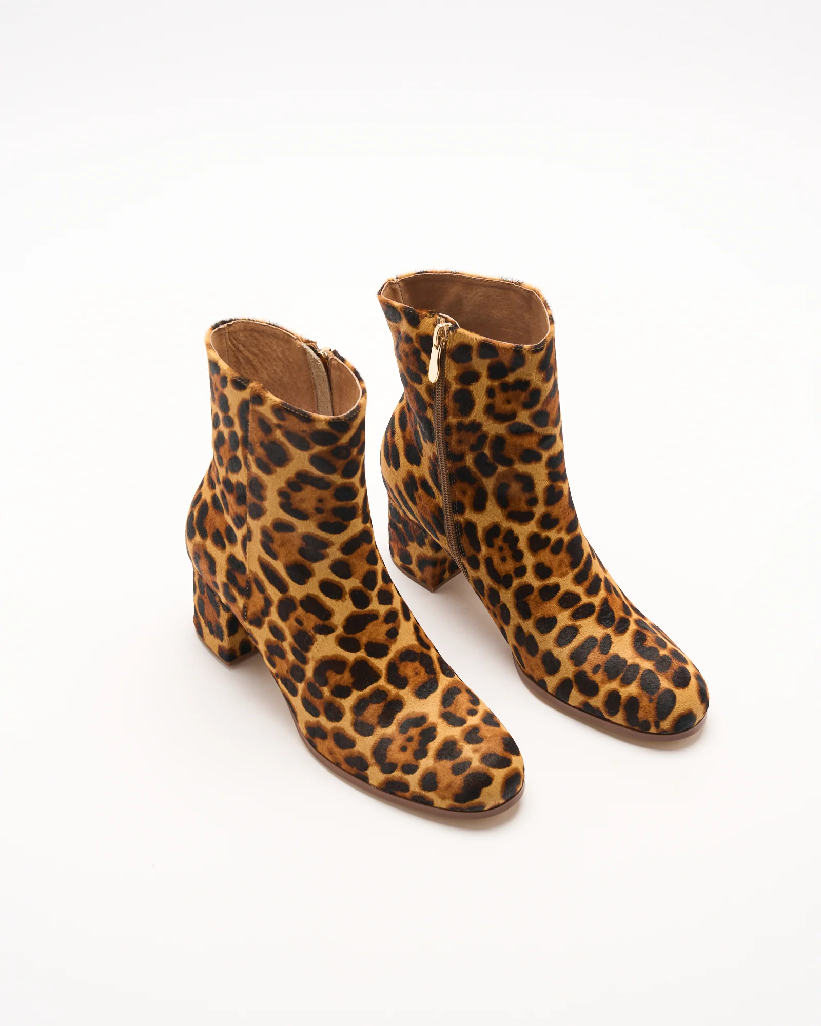 Luna Leather Boot - Tan Leopard - Image 2