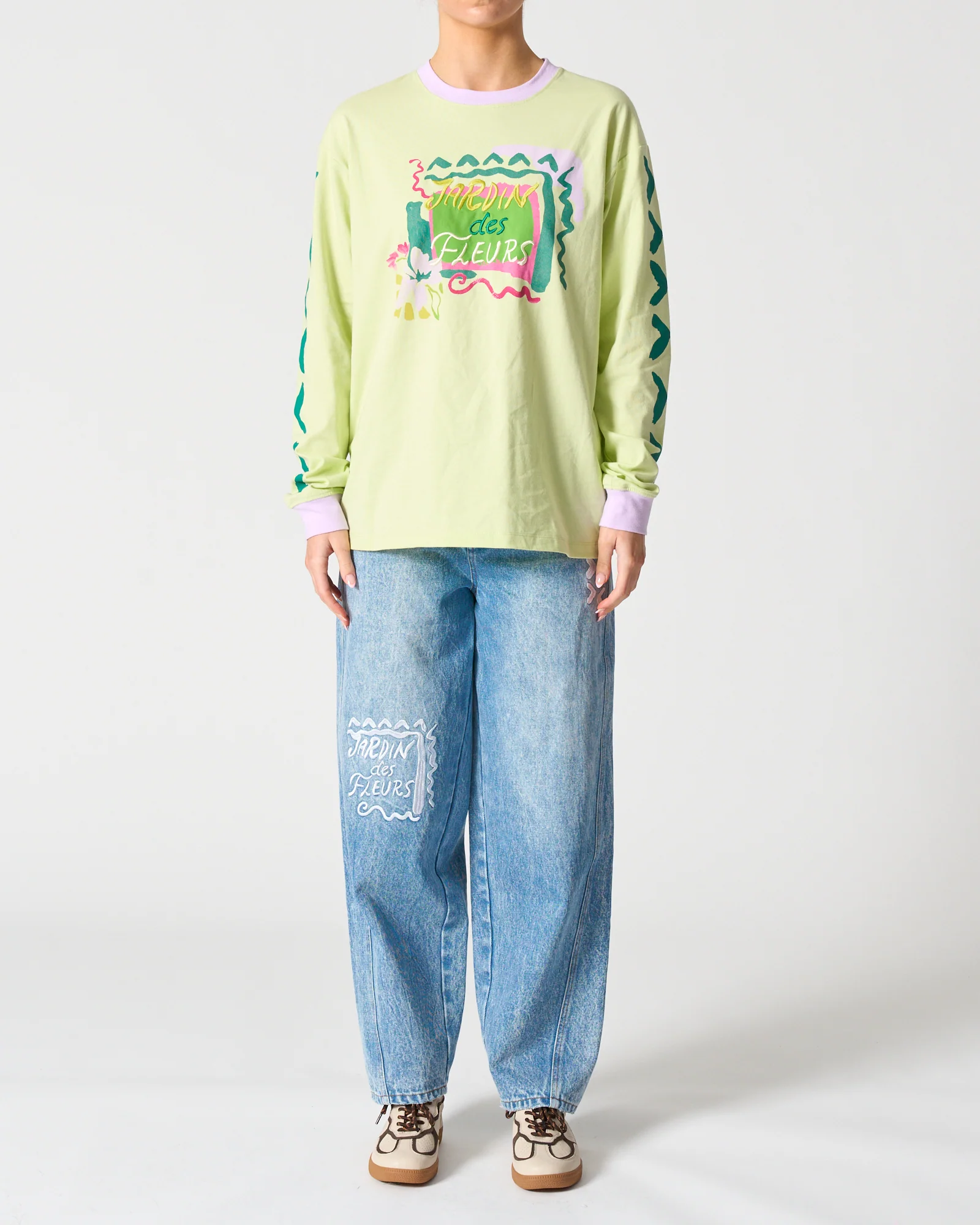 Malibu Long Sleeve Tee - Jardin Des Fleur - Image 5