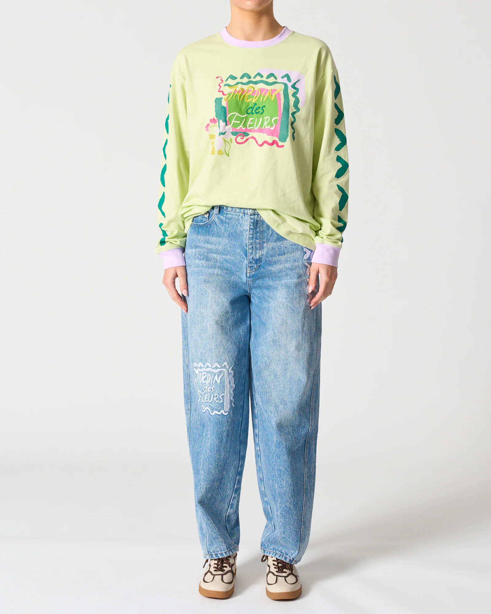 Malibu Long Sleeve Tee - Jardin Des Fleur - Image 6