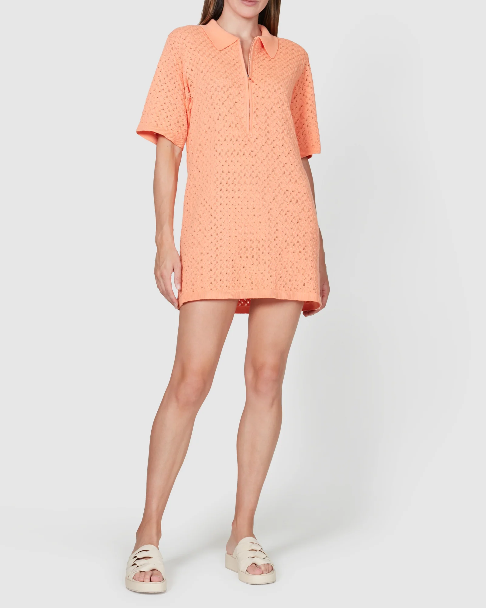 Marseille Dress - Coral - Image 4