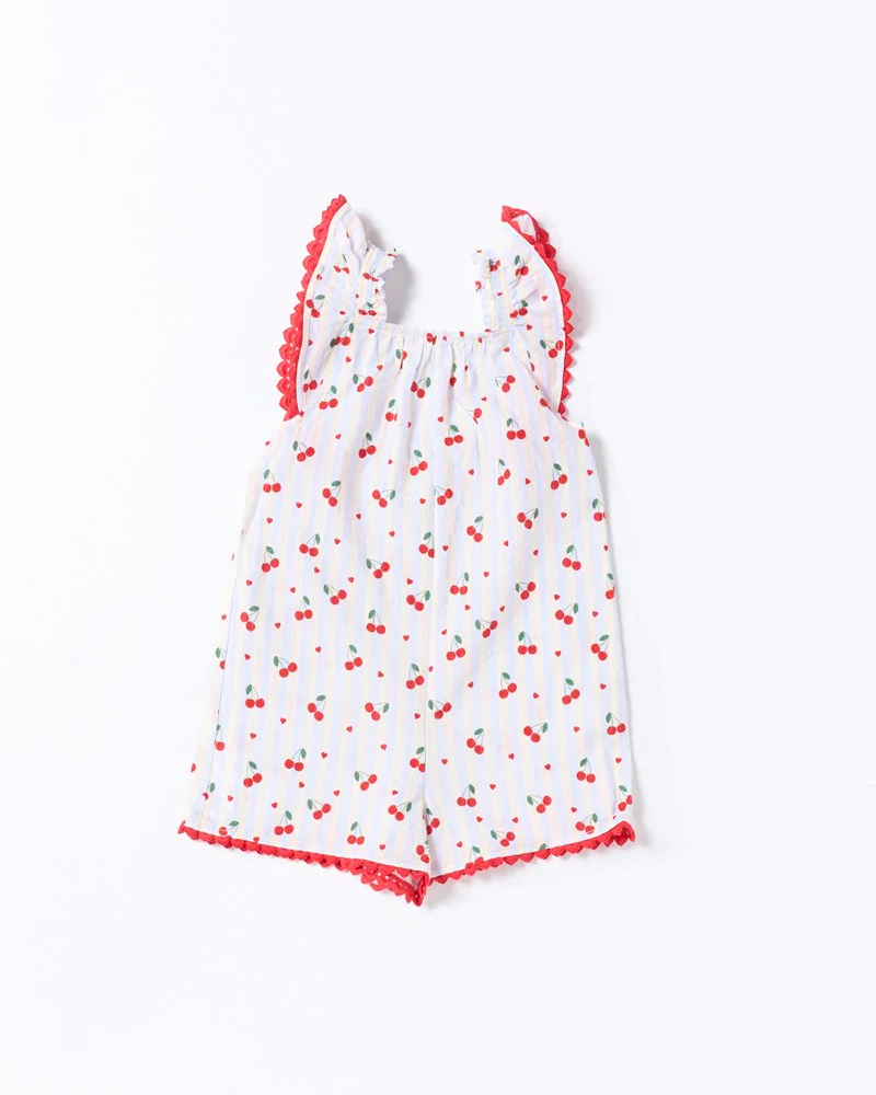 Meadow Overalls - Cherry - Image 2