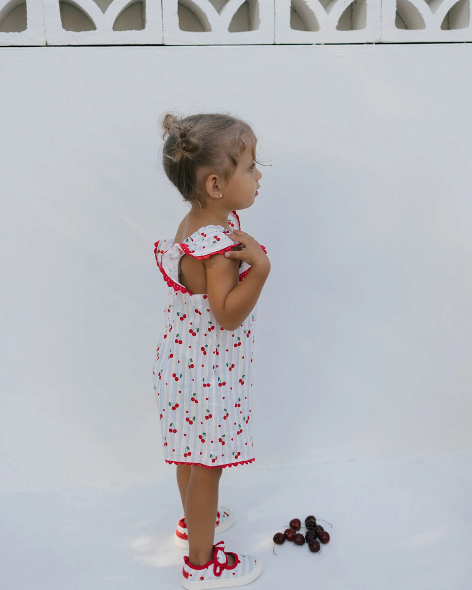 Meadow Overalls - Cherry - Image 4