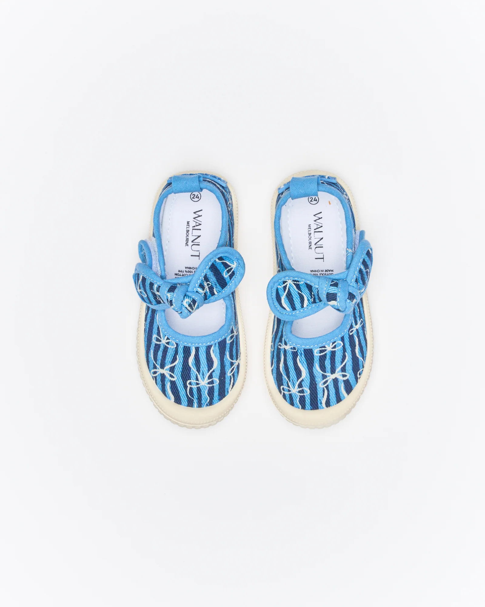 Millie Canvas - Denim Bows - Image 3