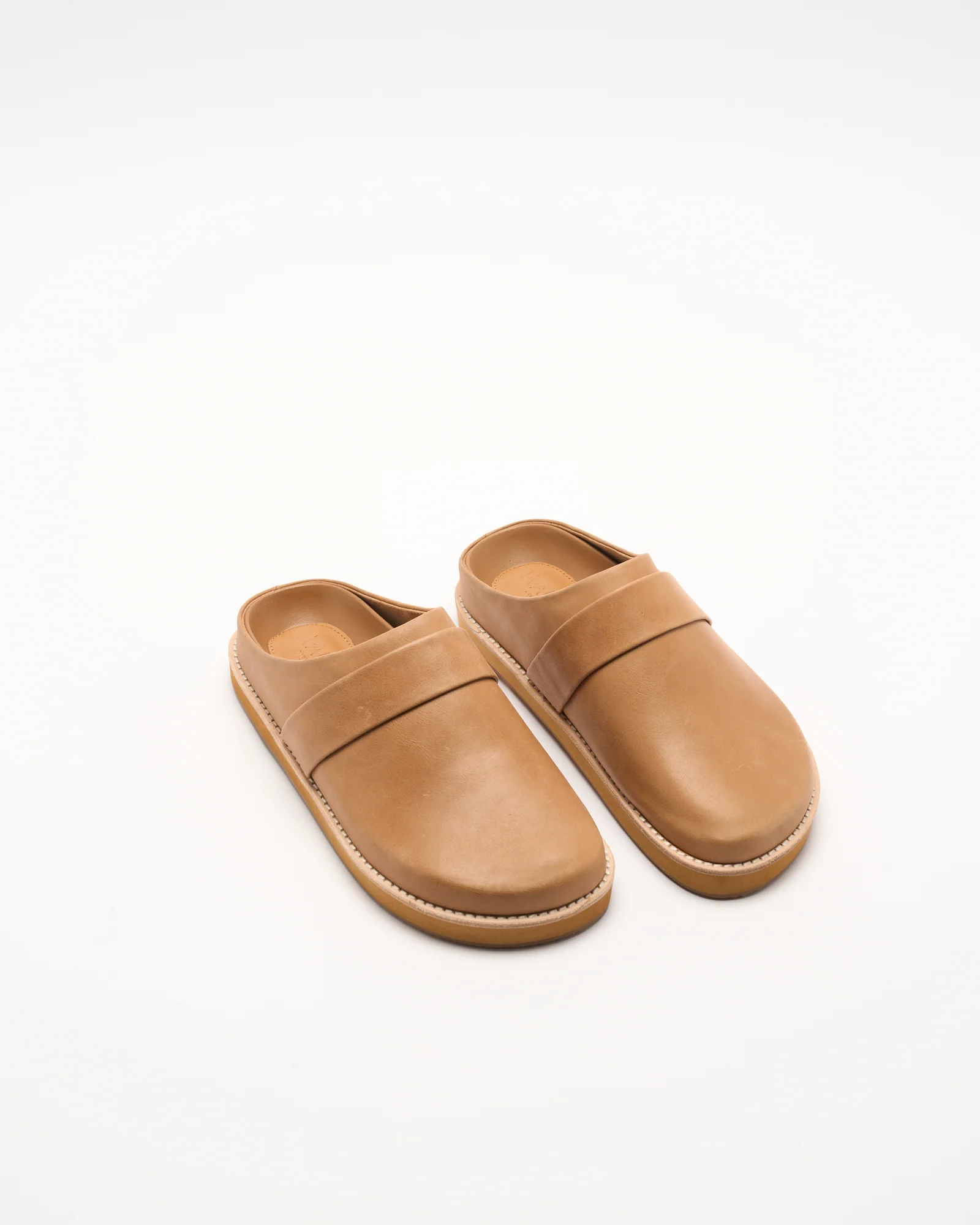 Palmer Leather Mule - Tan - Image 2