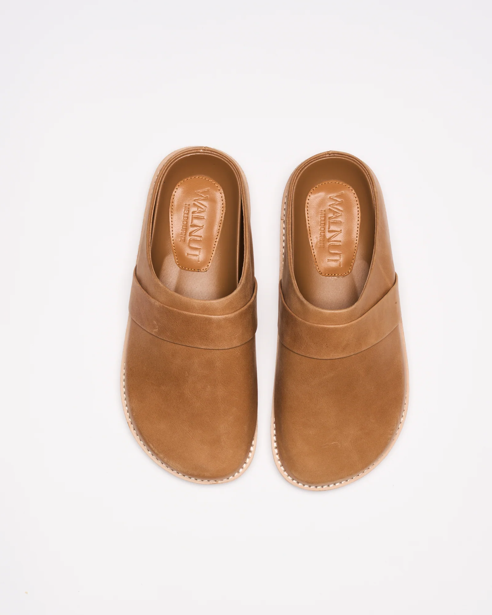 Palmer Leather Mule - Tan - Image 3