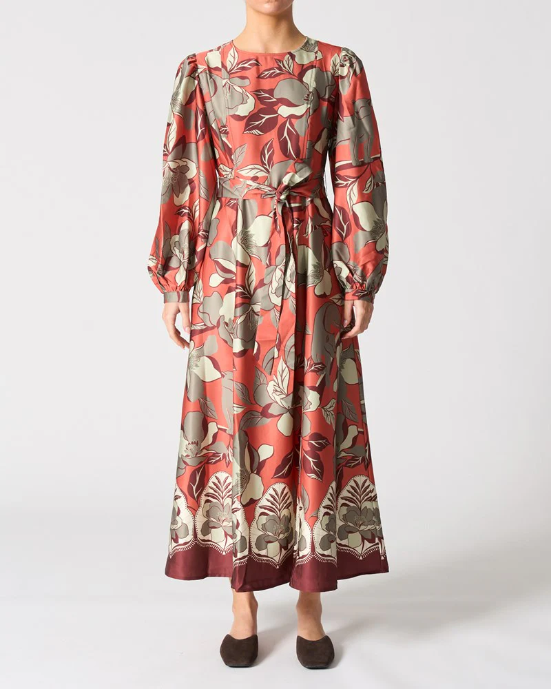 Paris Dress - Jaguar Jungle Orange