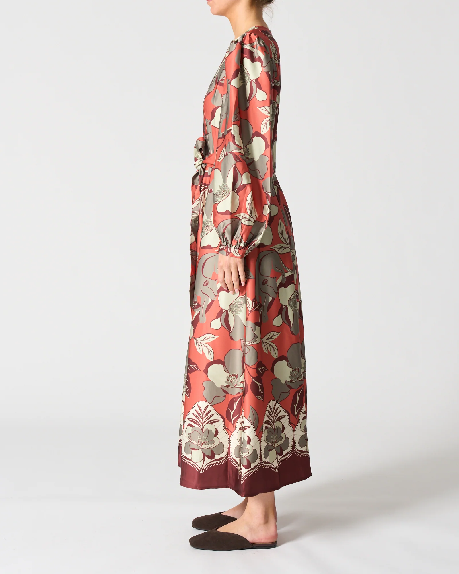 Paris Dress - Jaguar Jungle Orange - Image 2