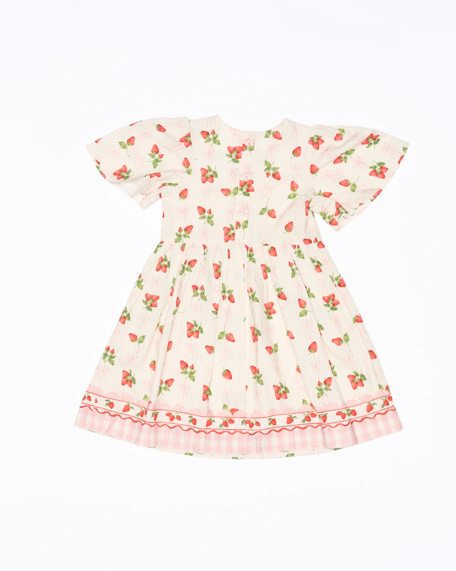 Poppy Dress - Strawberries and Cream - Image 3