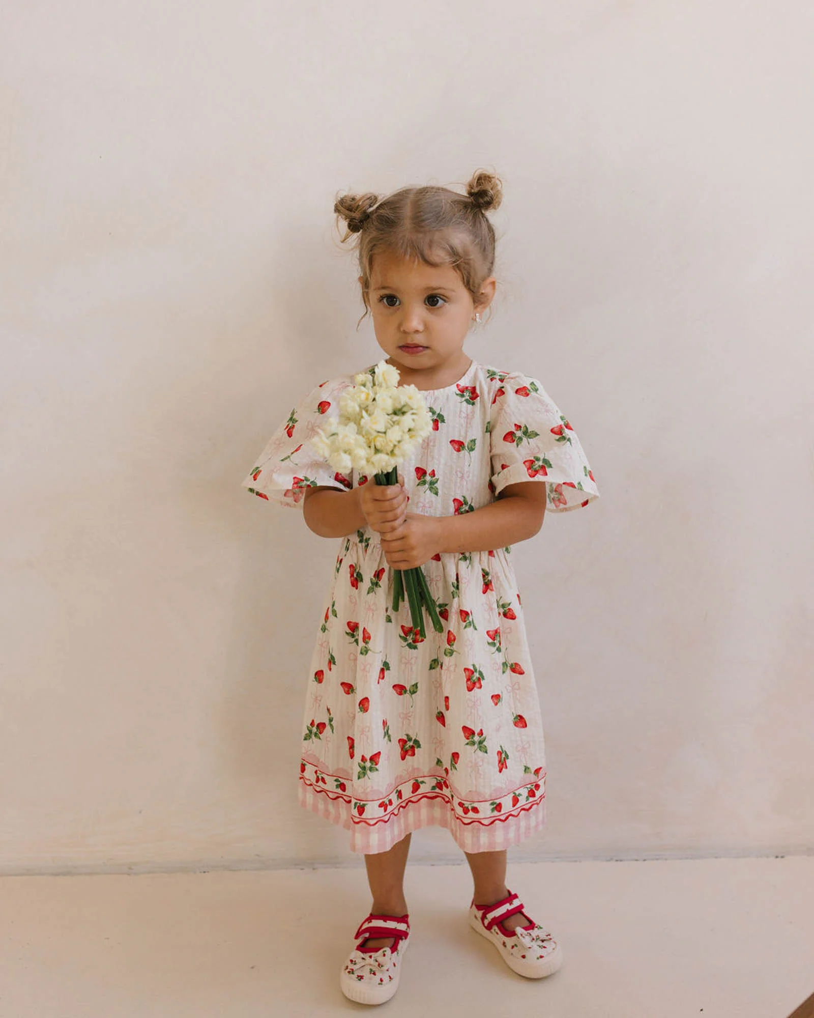 Poppy Dress - Strawberries and Cream - Image 4