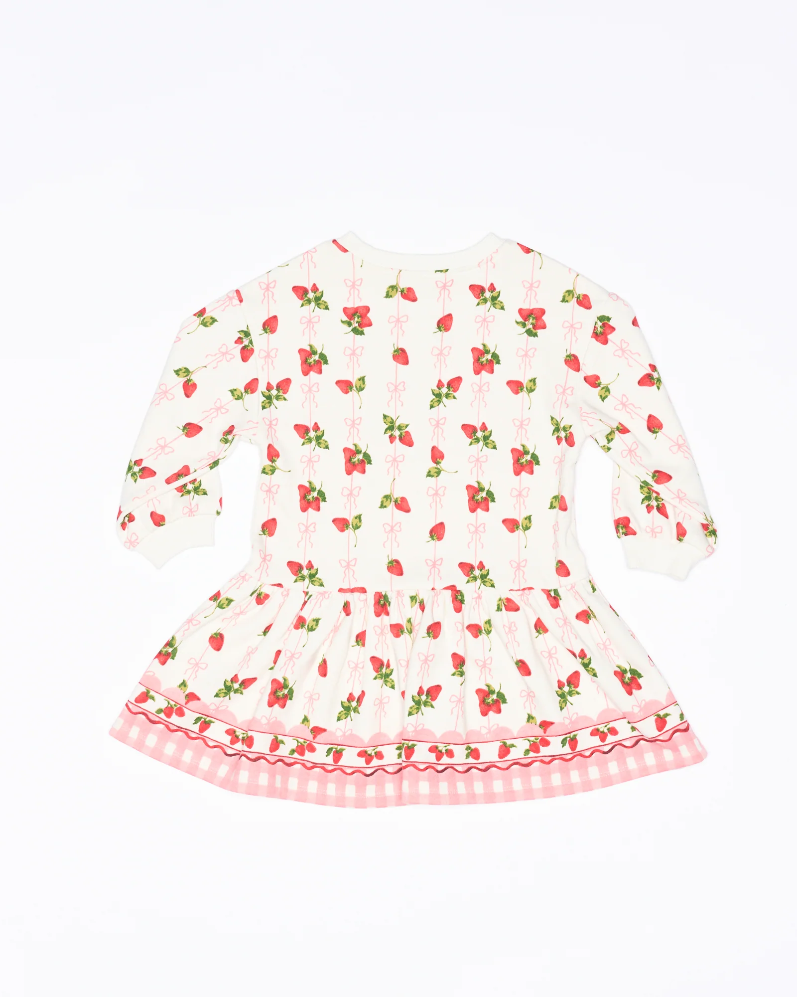 Poppy Sweater Dress - Strawberries and Cream - Image 3