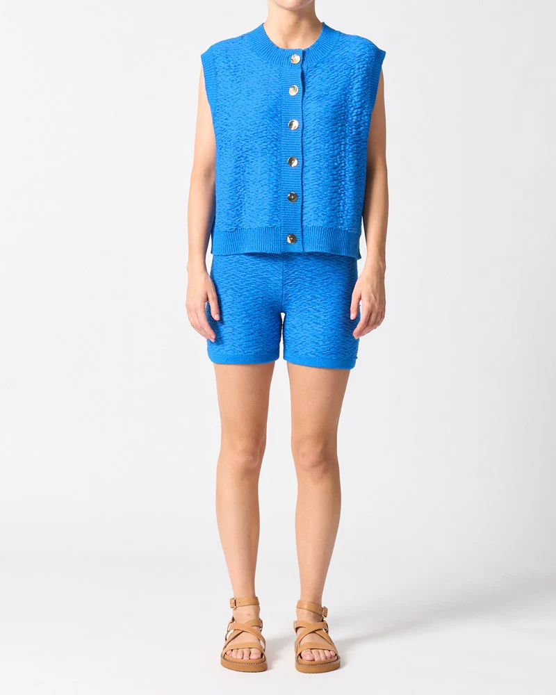 Ravello Knit Vest - Blue - Image 2