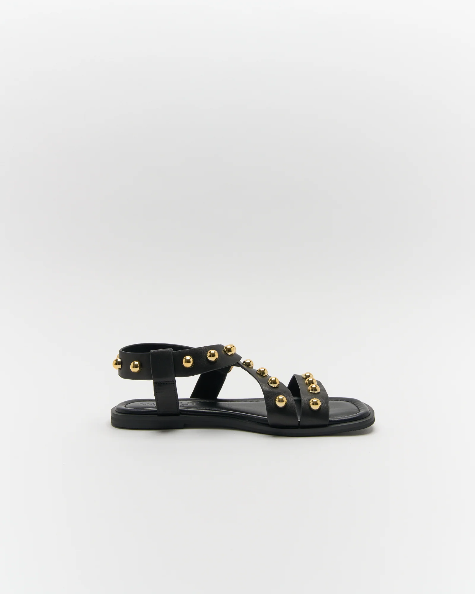 Reid Leather Sandal - Black - Image 2
