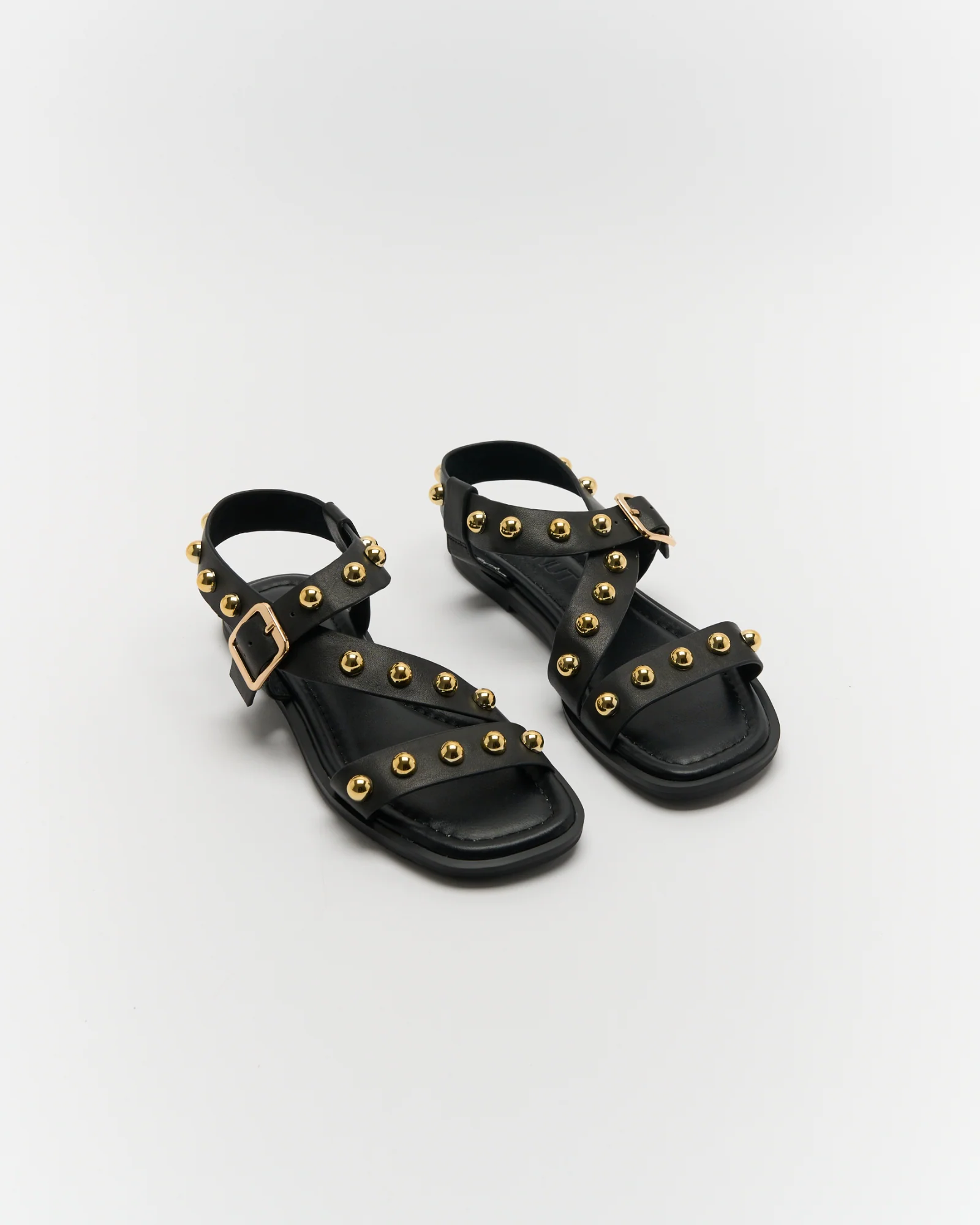 Reid Leather Sandal - Black - Image 3