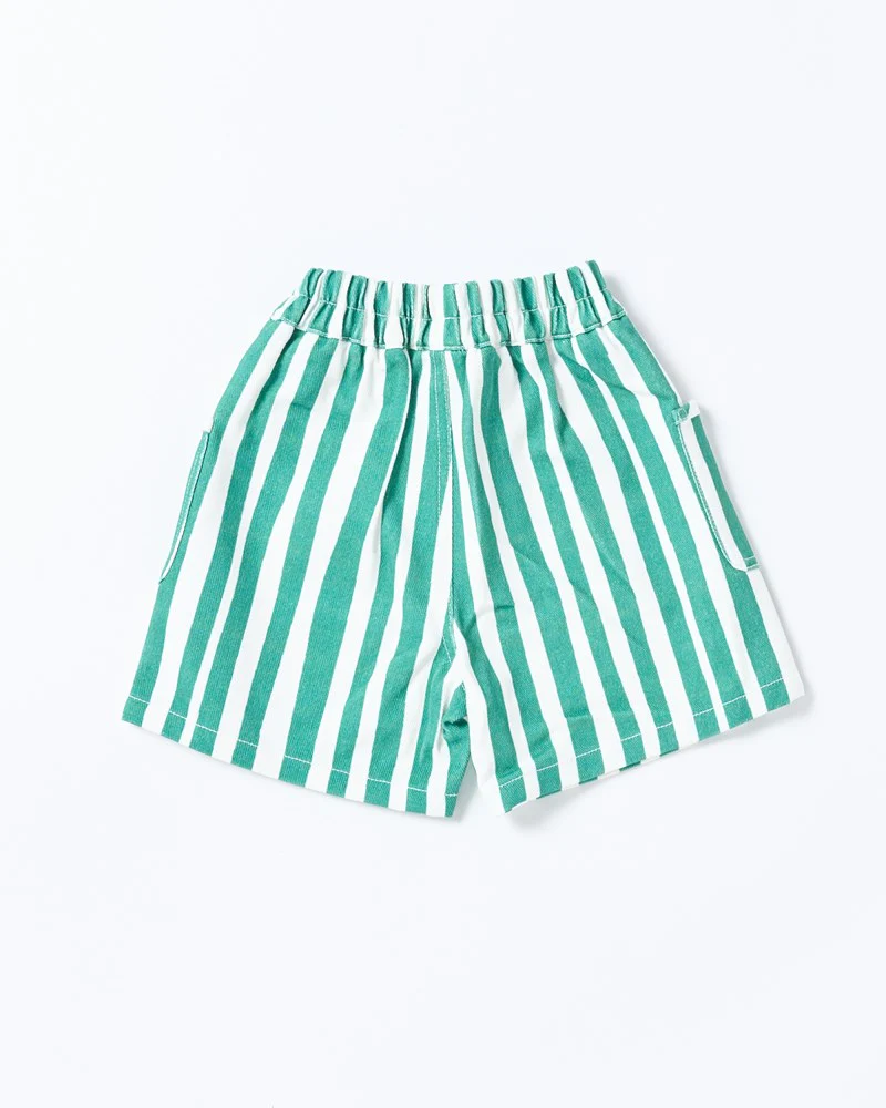 Remy Short - Green Stripe - Image 3