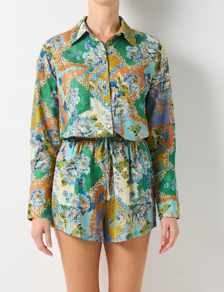 Ritz Shirt - Peony Patchwork - Image 3