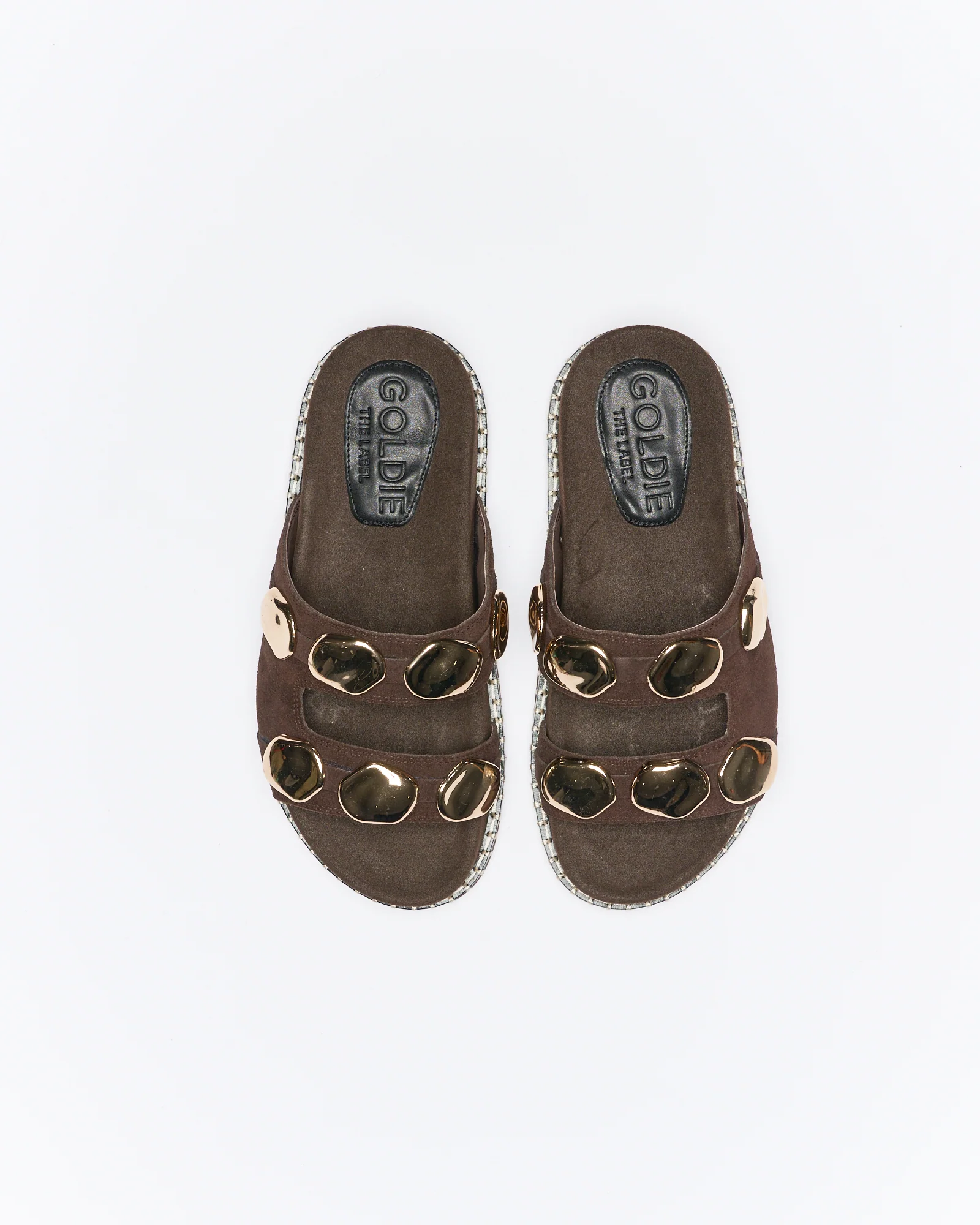 Shae Leather Slide - Chocolate Suede - Image 4
