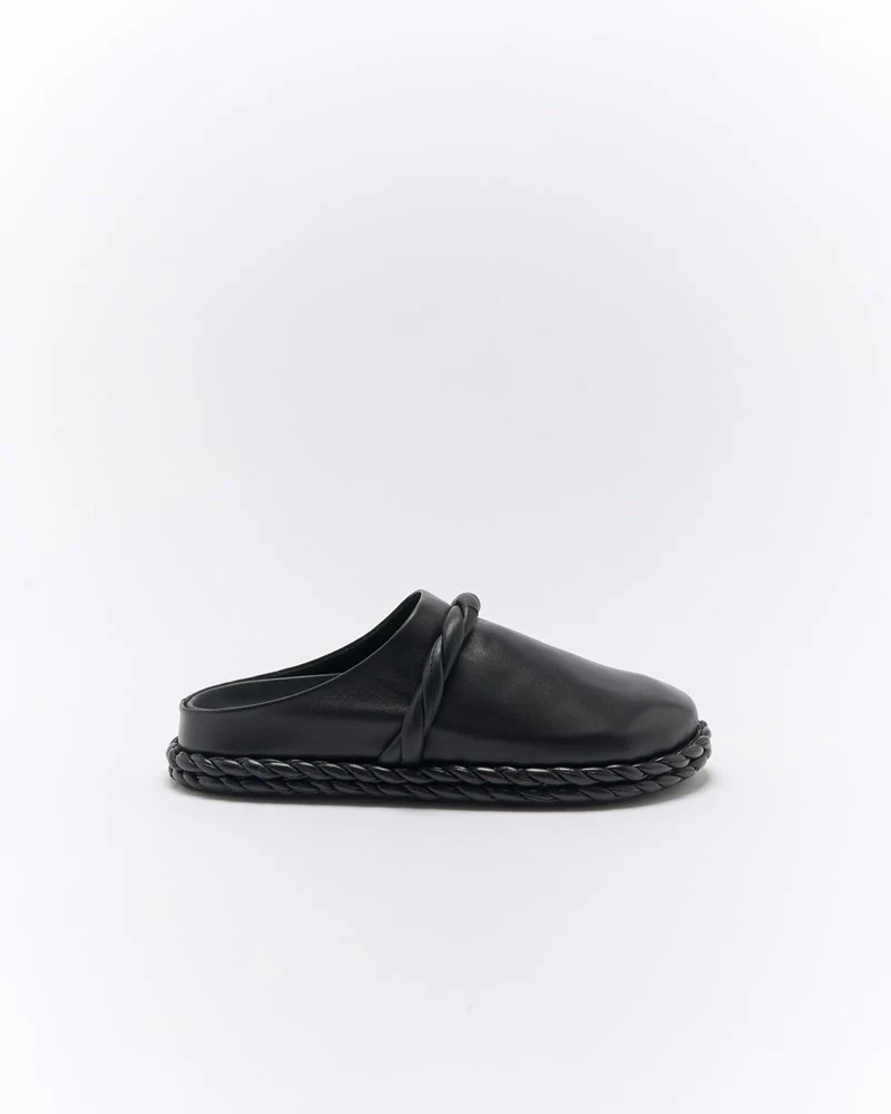 Sonet Leather Mule - Black