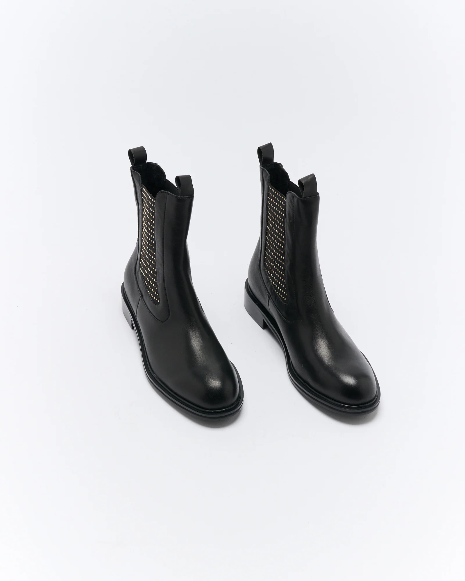 Talia Leather Boot - Black - Image 2