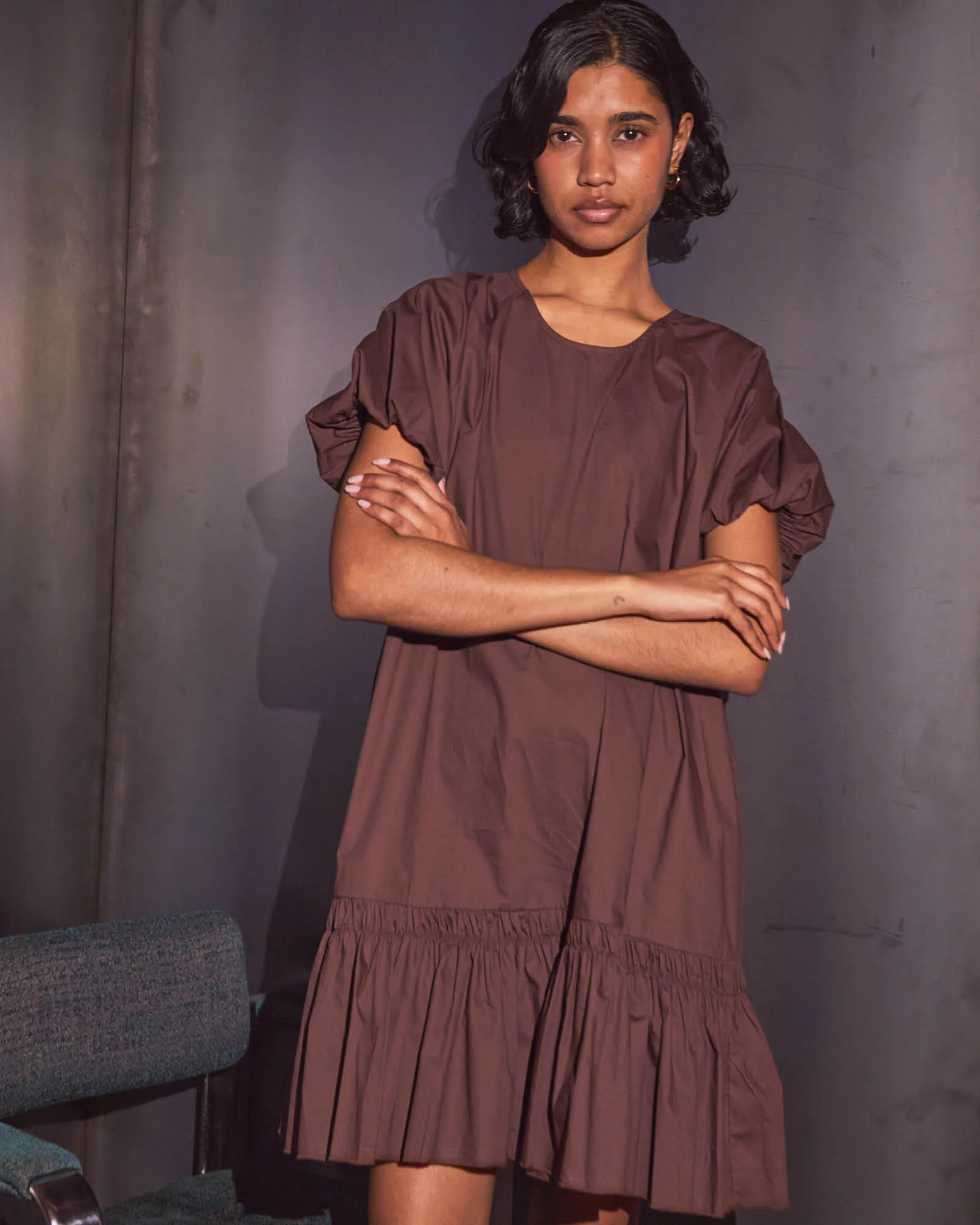 Vienna Dress - Chocolate - Image 6