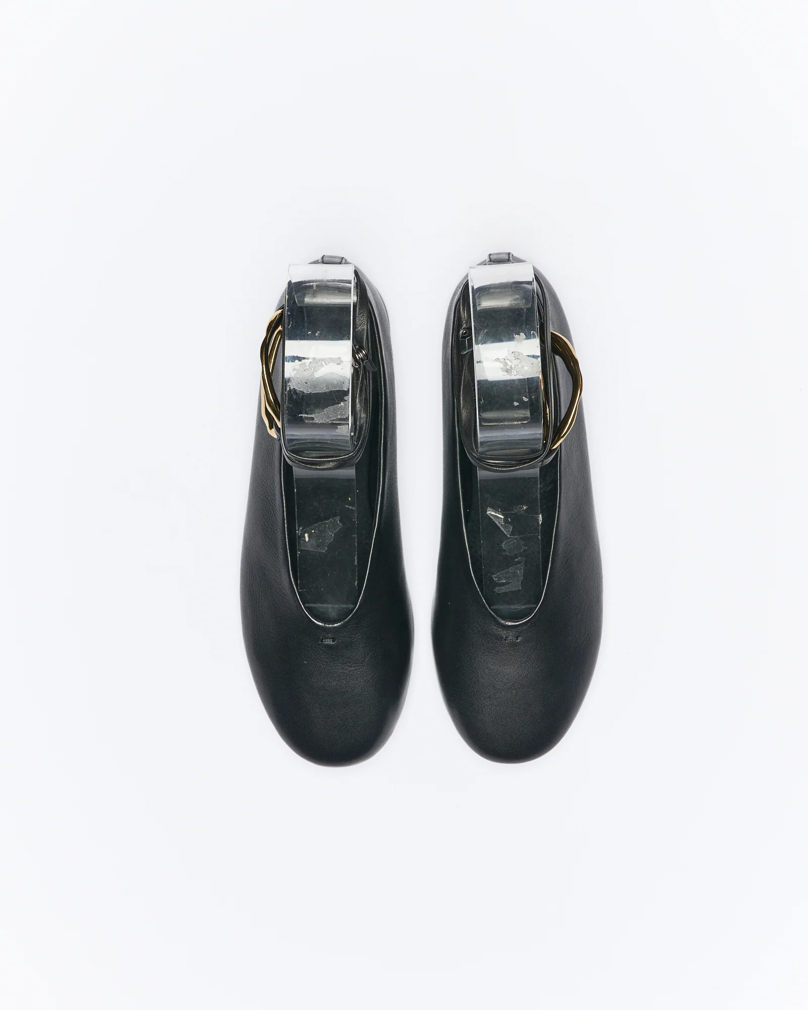 Zinnia Leather Ballet - Black - Image 4